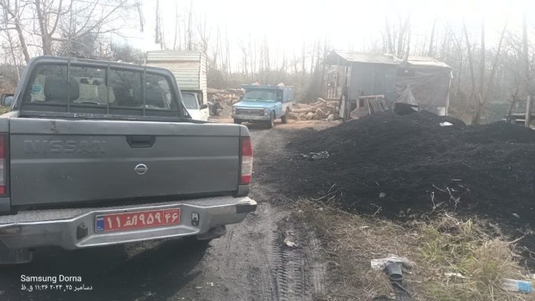 اجرای دستور قضایی تعطیلی کوره‌های تولید زغال غیرمجاز در آستانه‌اشرفیه