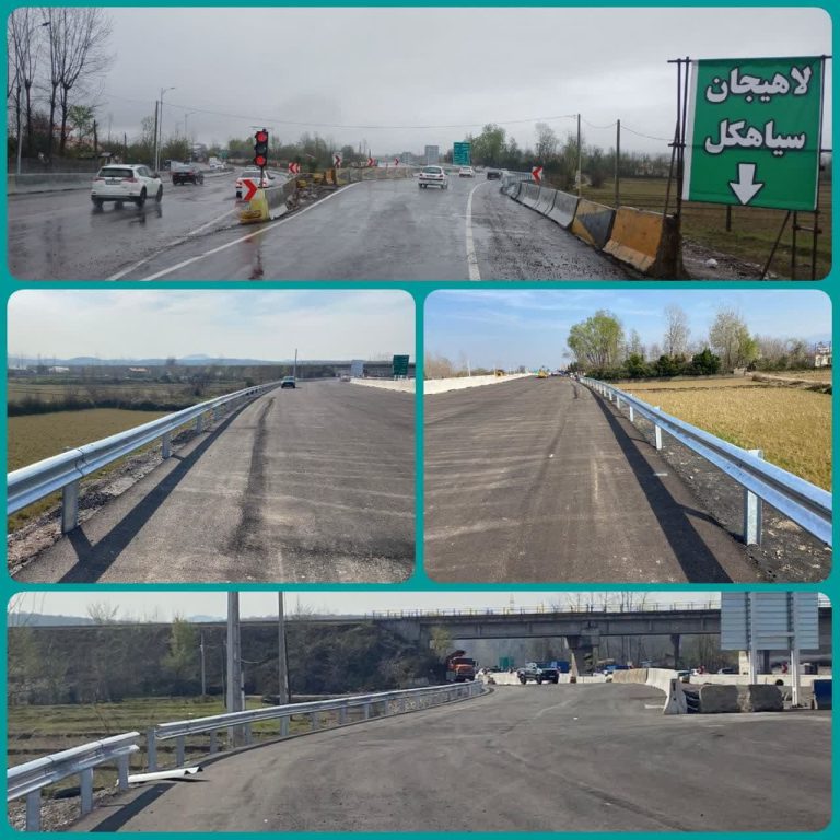 یک لاین از محور راه اصلی سراوان_ سنگر _ سیاهکل بصورت موقت بازگشایی شد