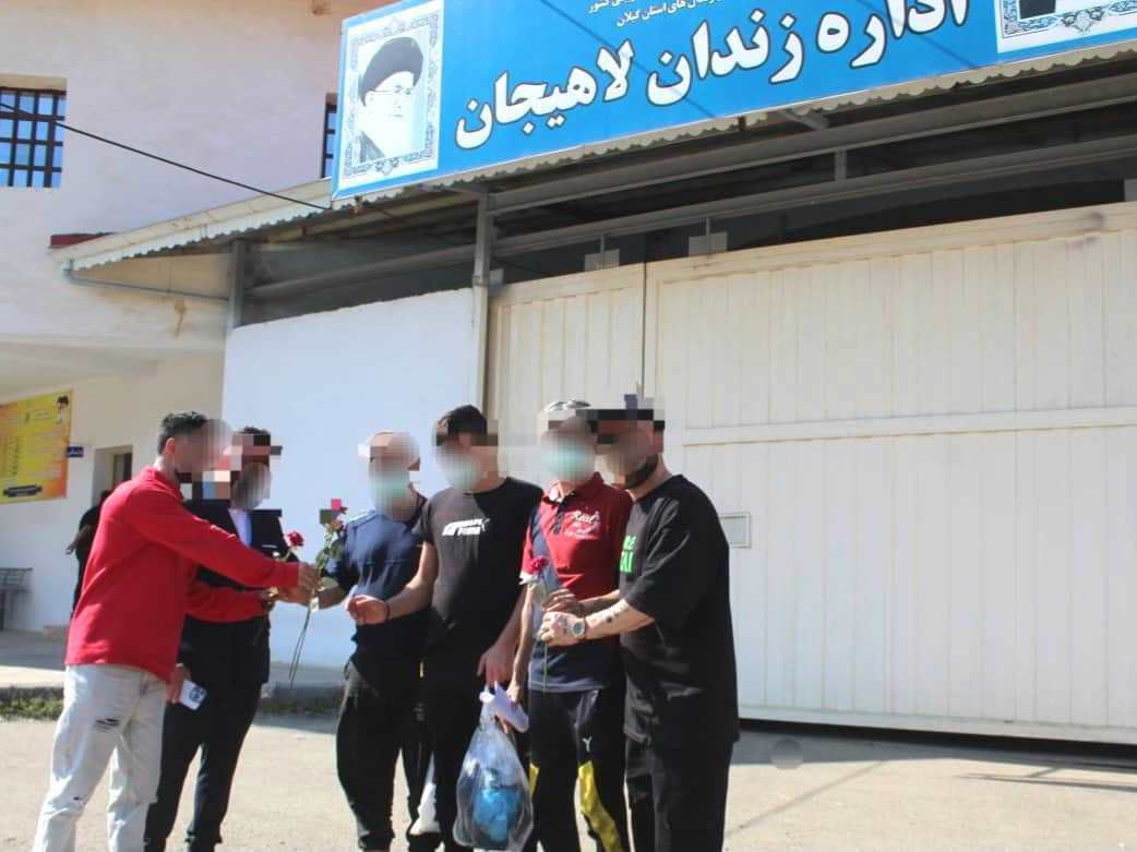 آزادی ۱۱ زندانی از زندان لاهیجان در دهه کرامت