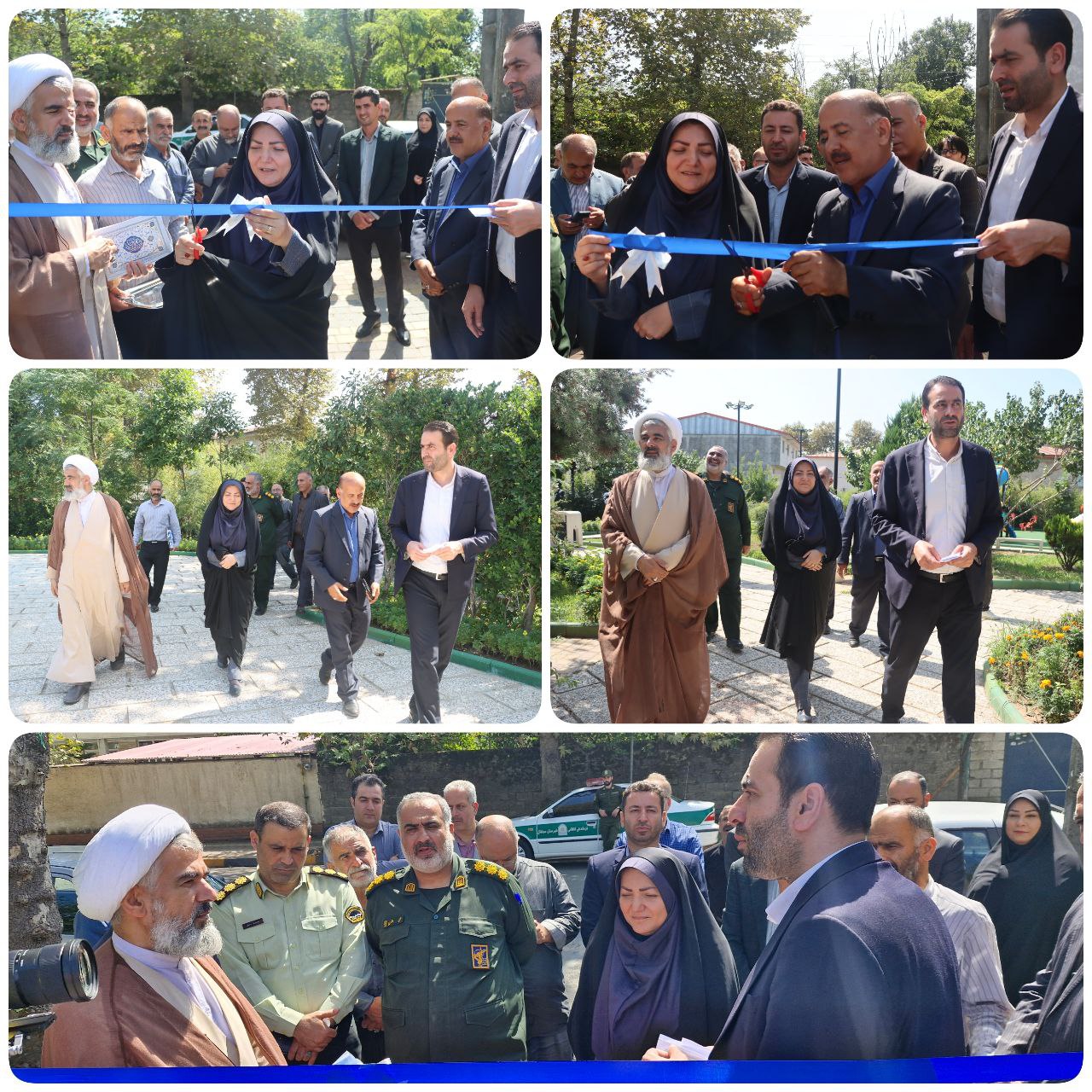 افتتاح پارک مجهز بانوان با سالن بدنسازی در سیاهکل توسط شهرداری