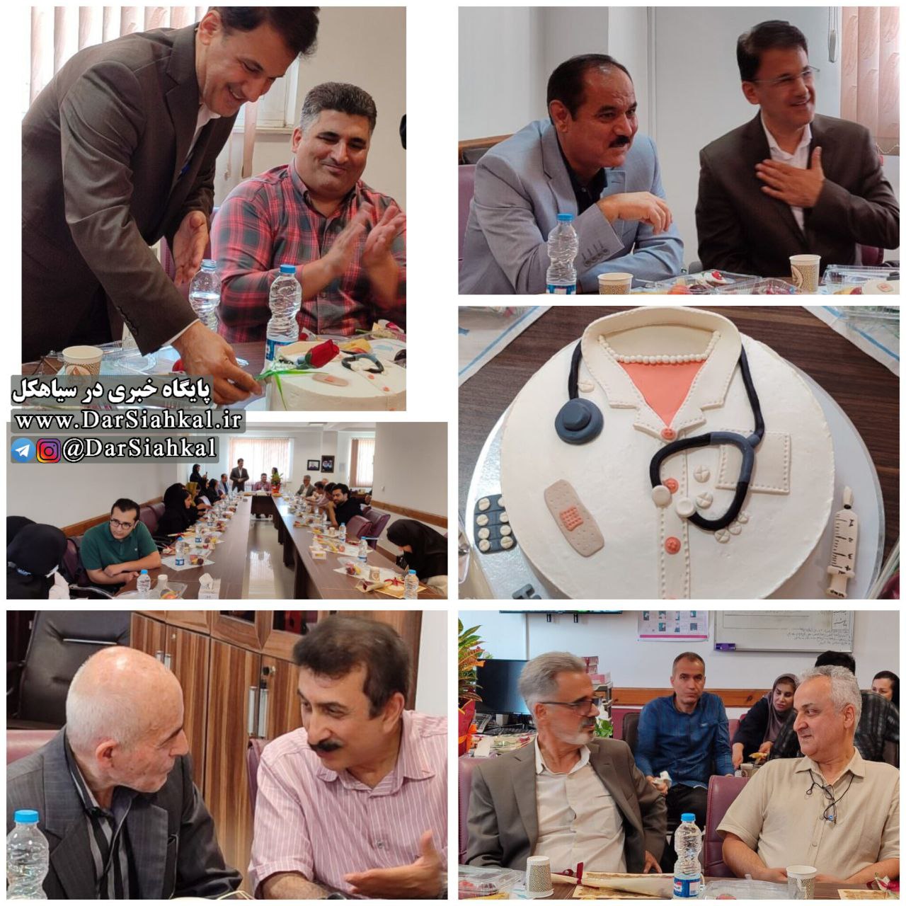 تجلیل از پزشکان سیاهکل و دیلمان به مناسبت روز پزشک + تصاویر