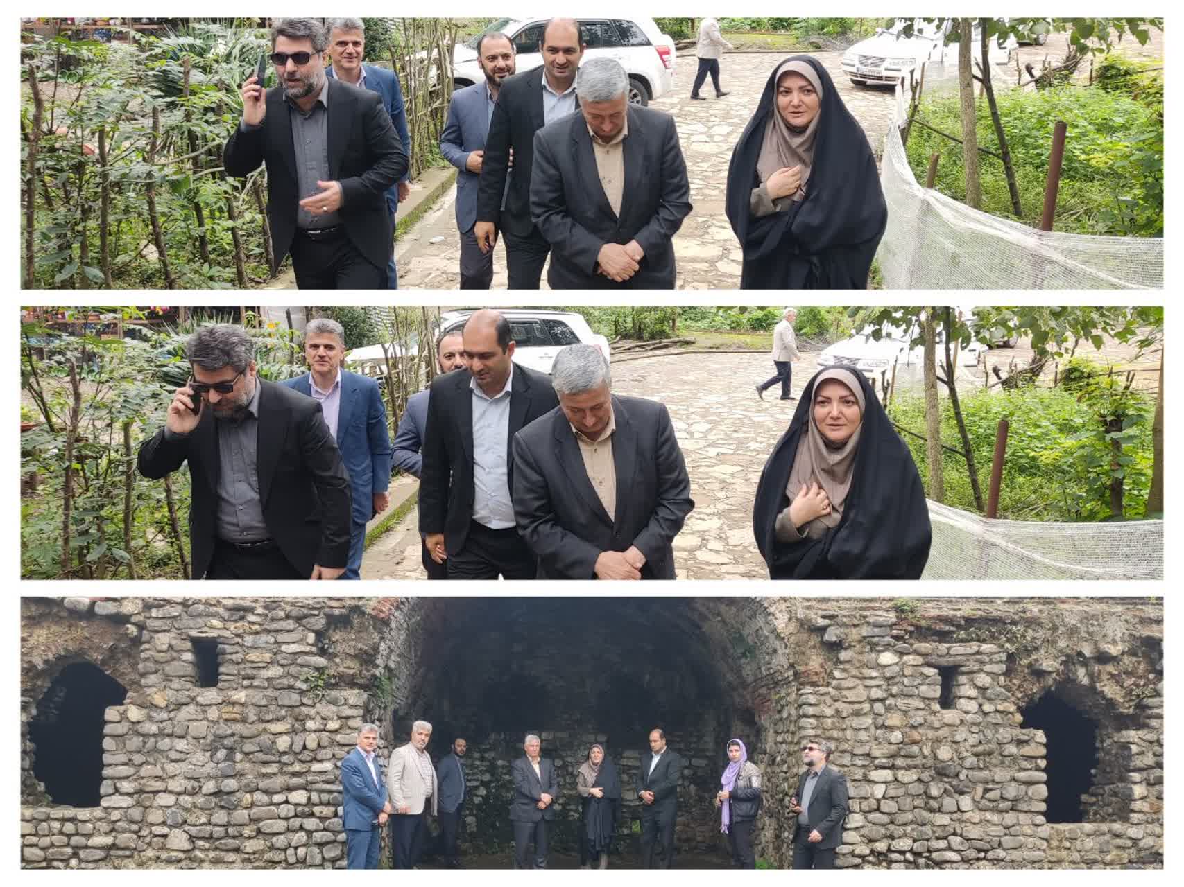 بازدید معاون استانداری گیلان و فرماندار سیاهکل از تی تی کاروانسرا