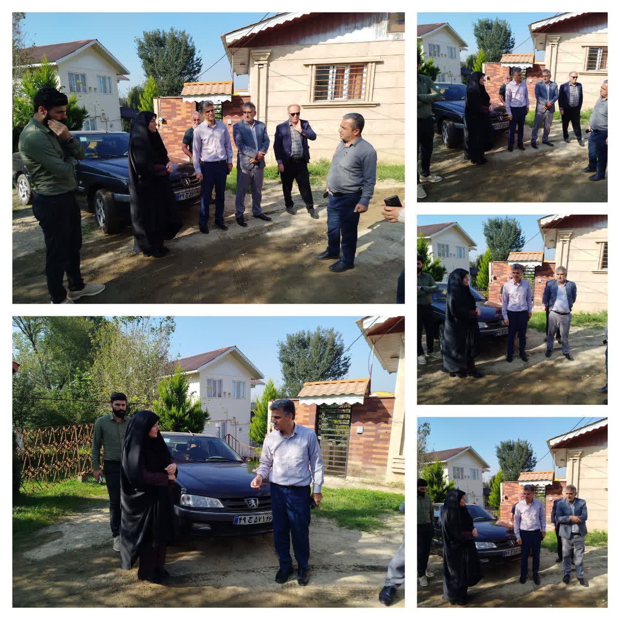 بازدید فرماندار سیاهکل از طرح عمرانی روستای موشا