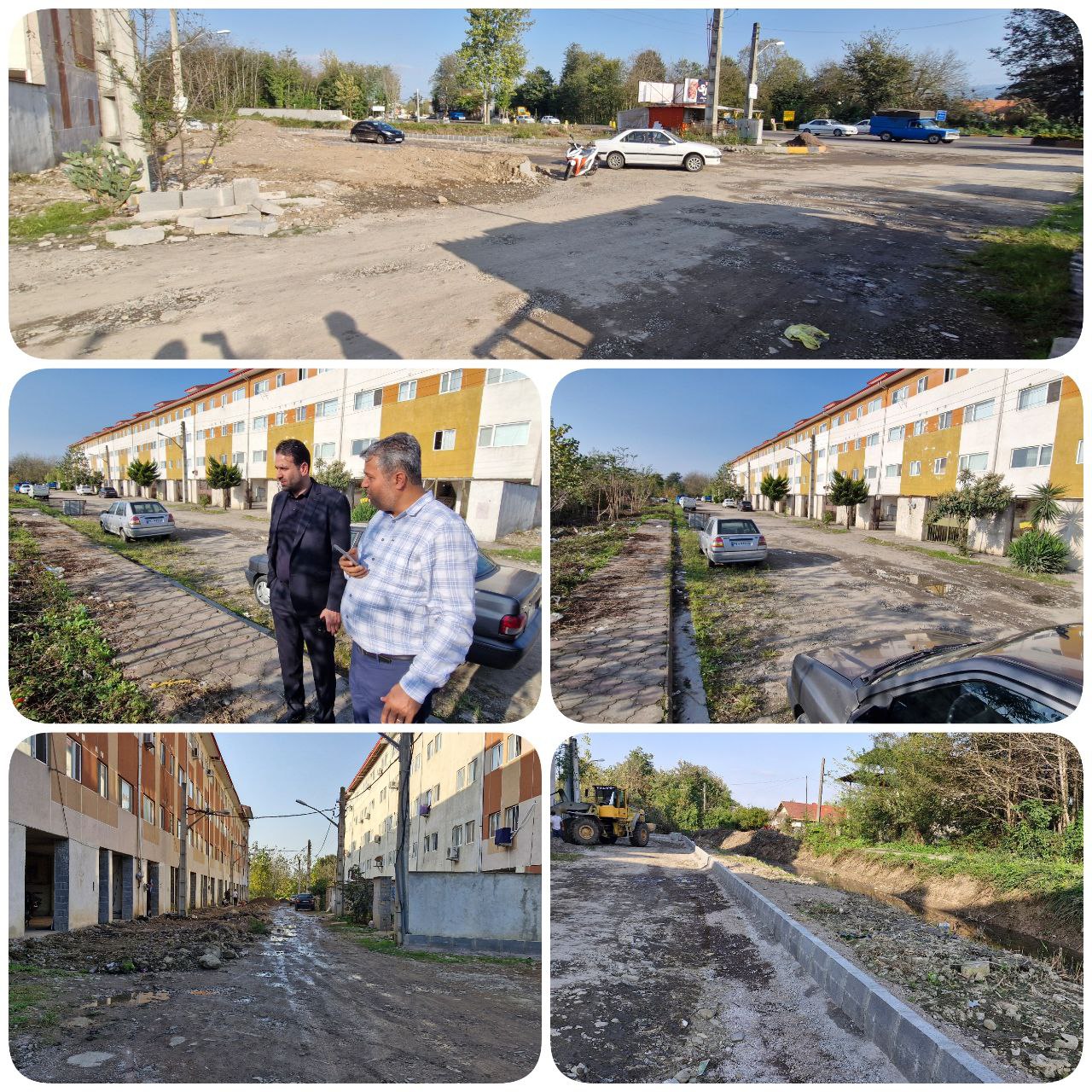 بازسازی معابر مسکن مهر توسط شهرداری