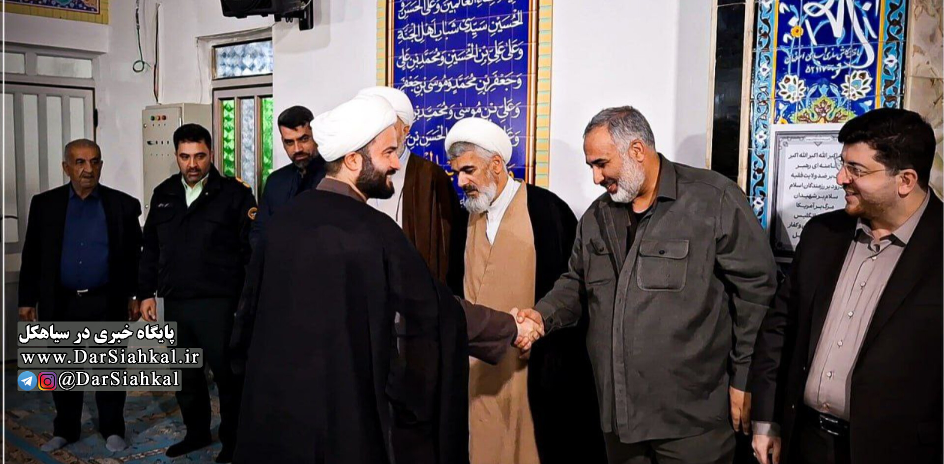 معارفه امام جماعت جدید مسجد و بقعه سیدوارستان