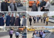 آغاز عملیات آسفالت کمربندی بزرگ خیام سیاهکل