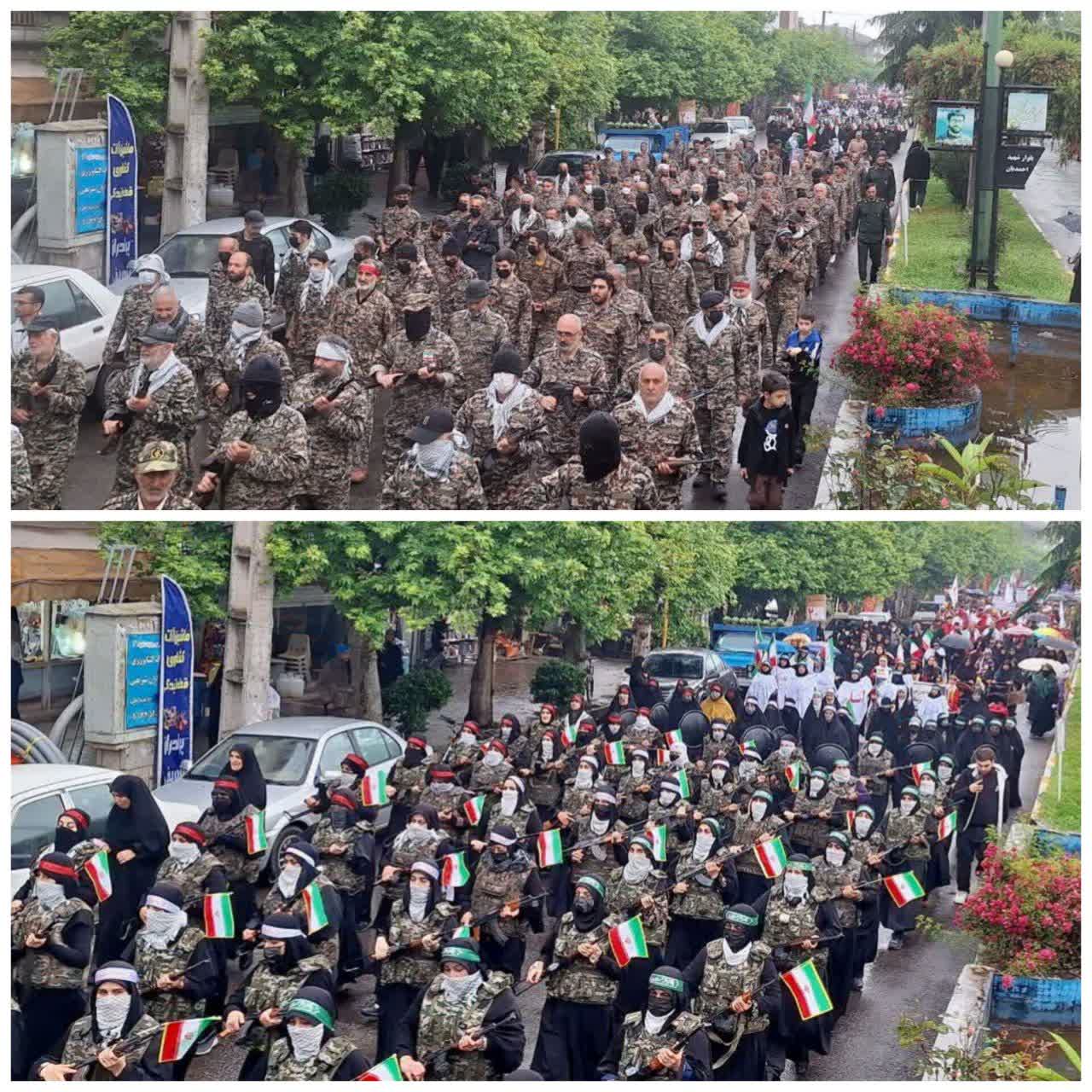 اجتماع حماسی جانفدایان ایران در سیاهکل + گزارش تصویری