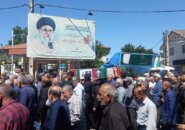 شهید جنگ تحمیلی ۸ ساله در سیاهکل تشییع شد
