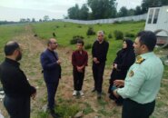 عزم جدی فرماندار سیاهکل برای حل مشکلات اراضی روستای «کرفپشته» + تصاویر