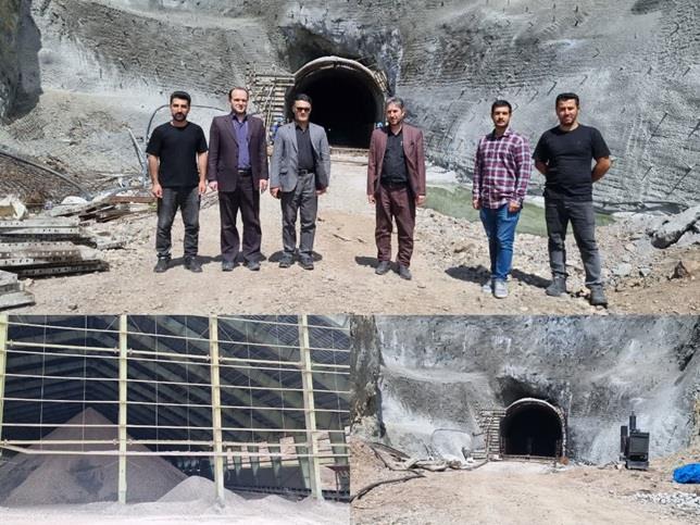بازدید مسئولین از پروژه سدسازی روستای زردرود